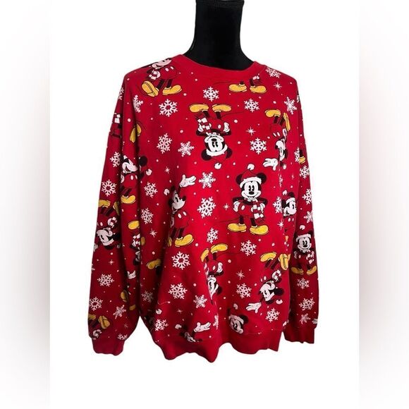 UGLY CHRISTMAS SWEATER DISNEY MICKEY MOUSE HOLIDAY SIZE MEDIUM - Picture 6 of 8